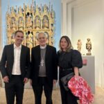 Mitja Kavčič, nadškof Riccardo Lamba, Mirjana Živić Kavčič